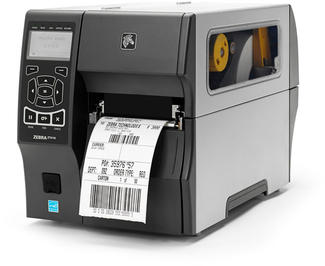 斑马zebra zt410 203dpi 工业标签打印机
